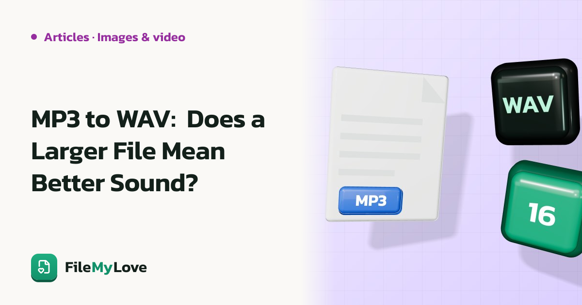 MP3 to WAV: Does a Larger File Mean Better Sound? | FileMyLove